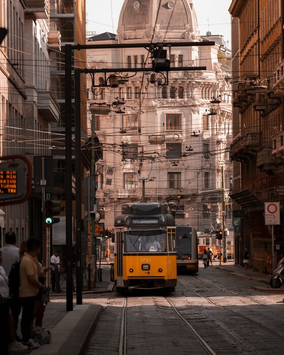 Tram, Milan, Italy