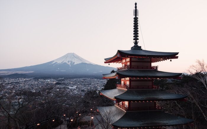 Chureito Pagoda and Mount Fuji, Japan