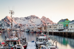 Sunrise over Henningsvær